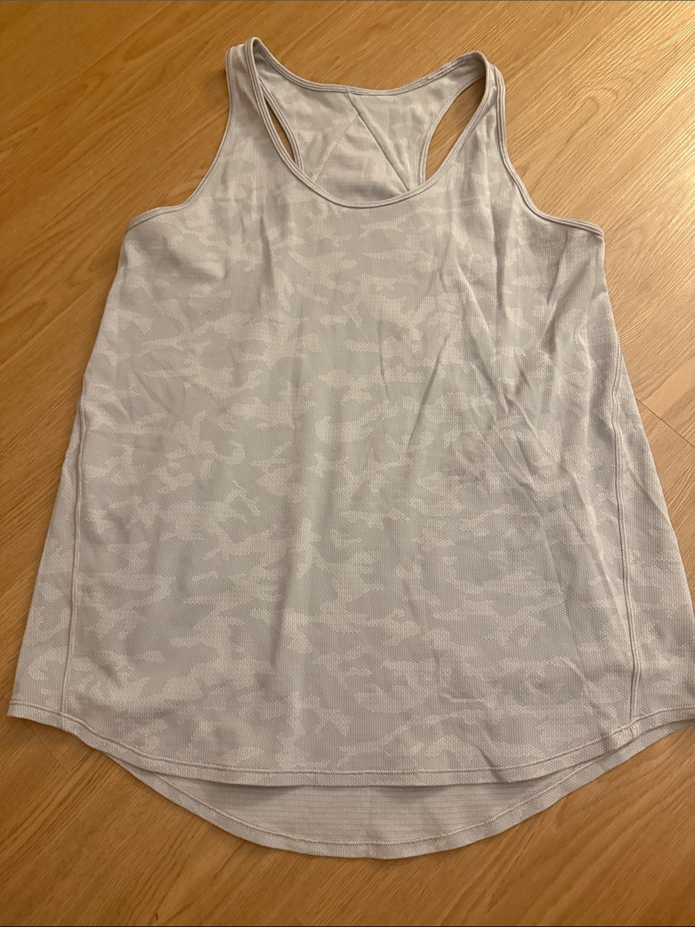 lululemon athletica Light Gray Racerback Tank